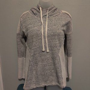 Grey and Cream Pull Over Hoodie